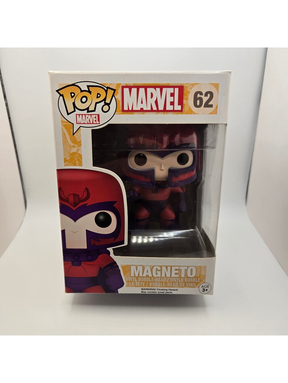 Funko Pop Marvel Magneto #62 X-Men Vinyl Bobblehead Figure Vaulted